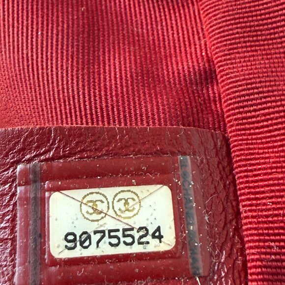 Chanel Burgundy Quilted Mini Bag in Caviar Leather w/ Gold Hardware - Picture 11 of 11